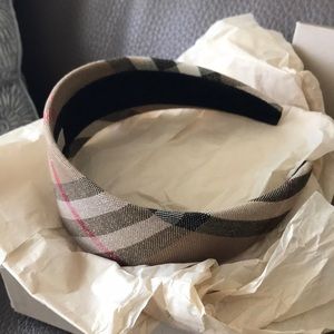 Burberry Headband (never worn!) with box!
